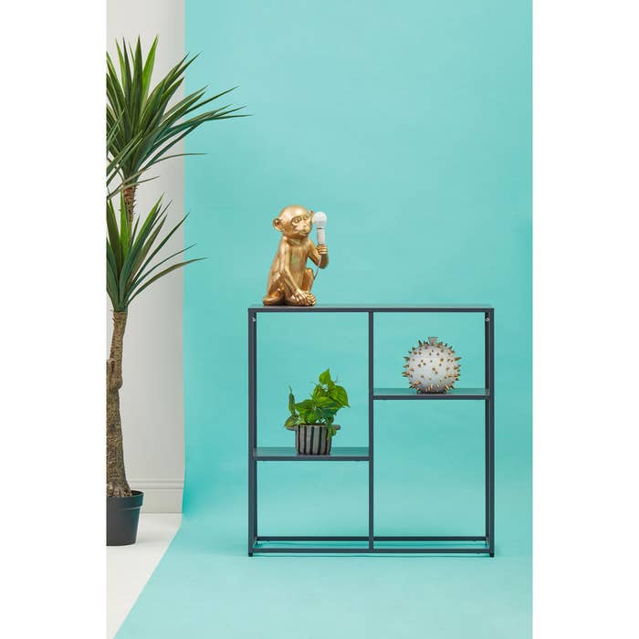 Grey Metal Multi Shelf Unit - Modern Home Interiors