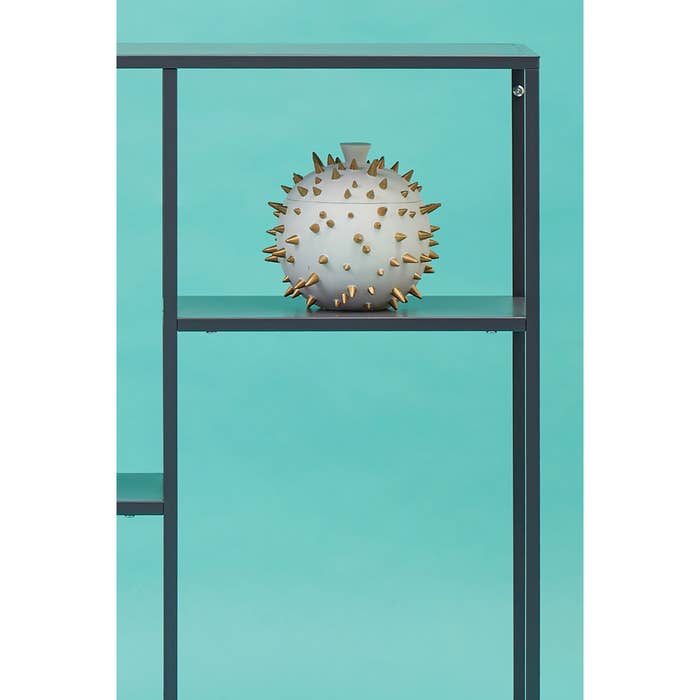 Grey Metal Multi Shelf Unit - Modern Home Interiors