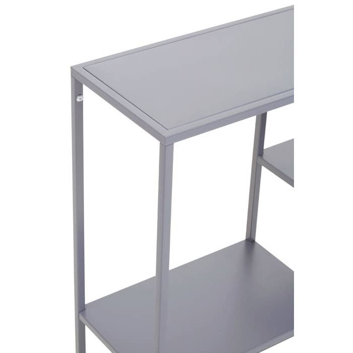 Grey Metal Multi Shelf Unit - Modern Home Interiors