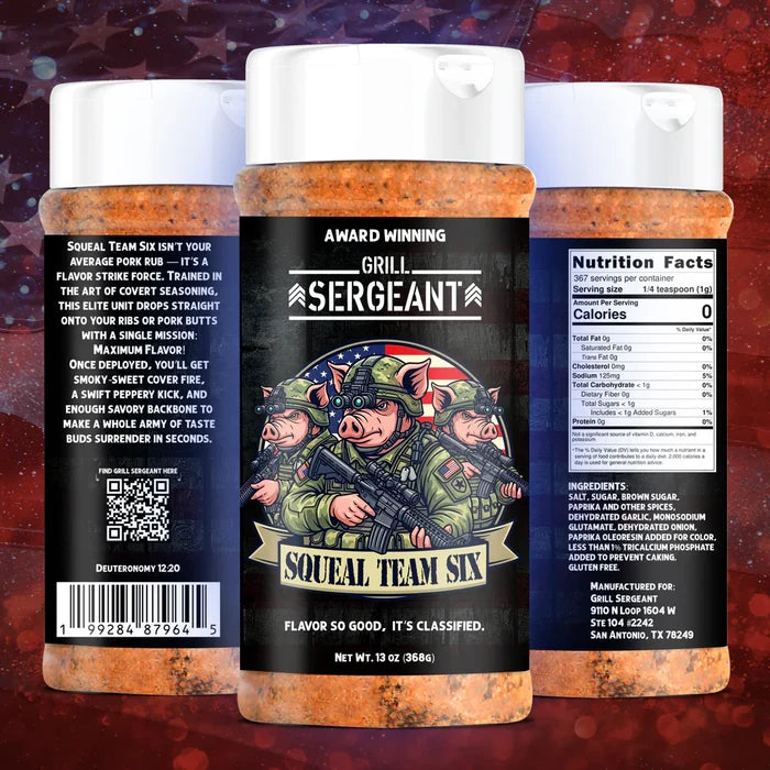 Grill Sergeant Squeal Team Six