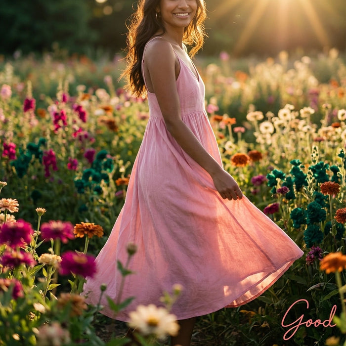 Hamptons Dress - Pink