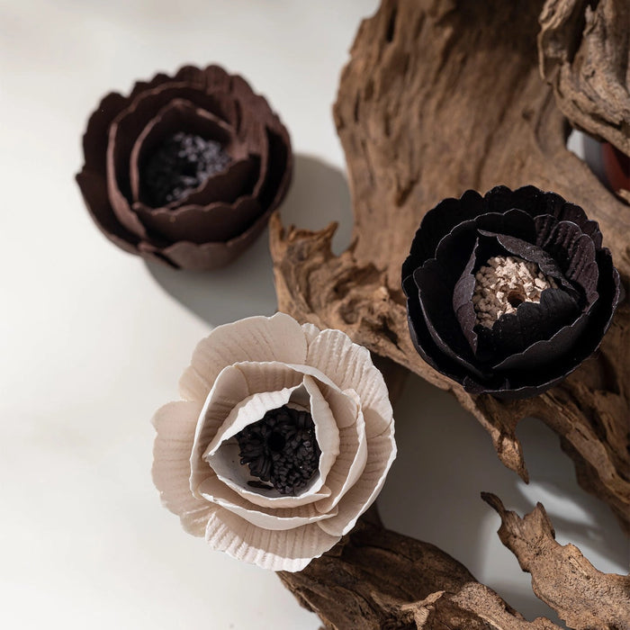 Handmade Ceramic Mini Poppy Flower Incense Burner
