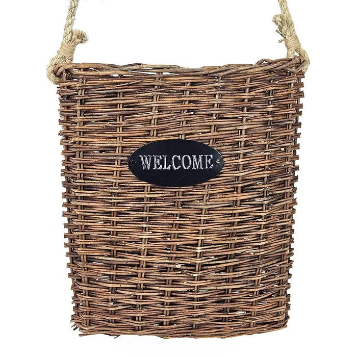 Hanging Welcome Basket 14" x 15"