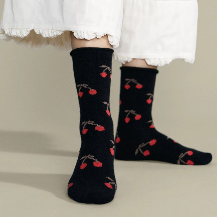 Hansel from Basel: Cashmere Cherry Bomb Socks