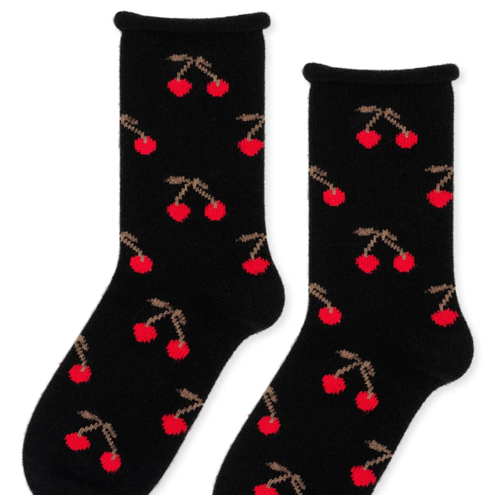 Hansel from Basel: Cashmere Cherry Bomb Socks