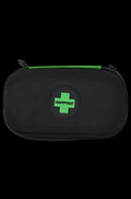Front view of the Very Happy Dab Kit, a closed, black case with a zipper, presented on a plain white background.