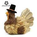Harvest Turkey Figurine 5.5" x 4.5" x 5.9"