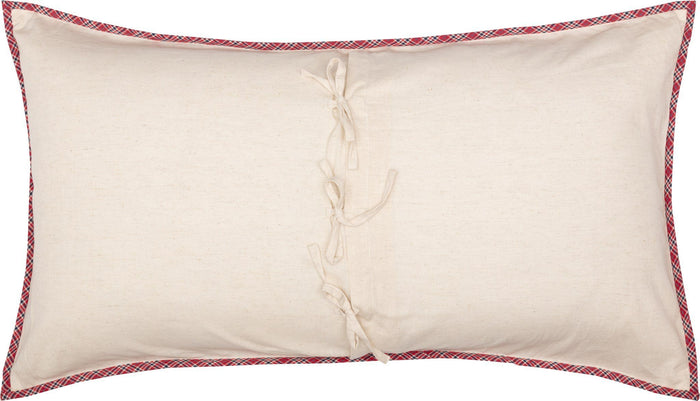 Hatteras Patch Quilted King Sham 21x37" - Primitive Star Quilt Shop