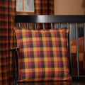 Heritage Farms Primitive Check Fabric Pillow 16" Filled - Primitive Star Quilt Shop