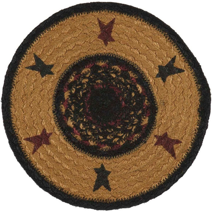 Heritage Farms Star Braided Trivet 8" - Primitive Star Quilt Shop