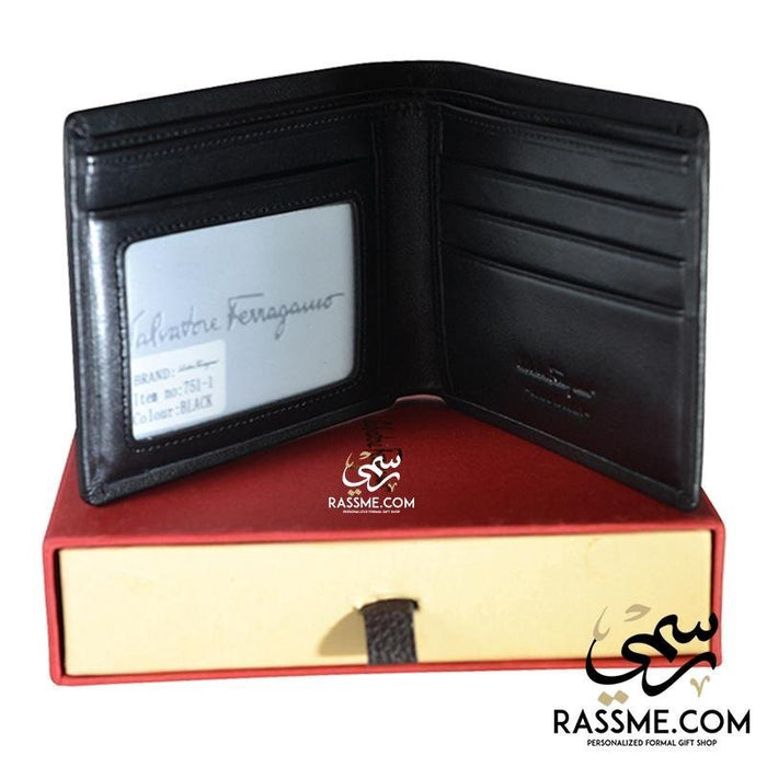 High Quality Leather Wallet Liquid corner - Free Engraving