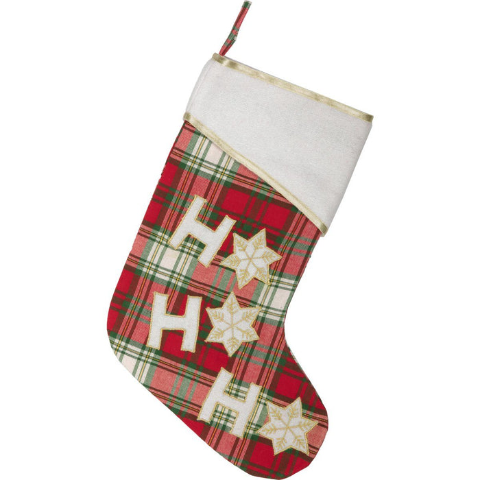 HO HO Holiday Stocking 11x15" - Primitive Star Quilt Shop