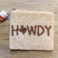 Howdy Texas Cream Beaded Pouch - Lyla's: Clothing & Gifts - Online and Rockwall Texas Boutique