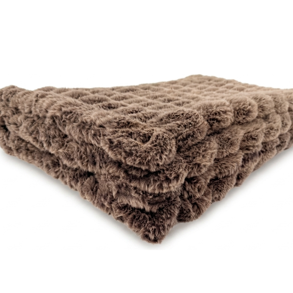 Iced Milan Chocolate / Almond Minky Blanket