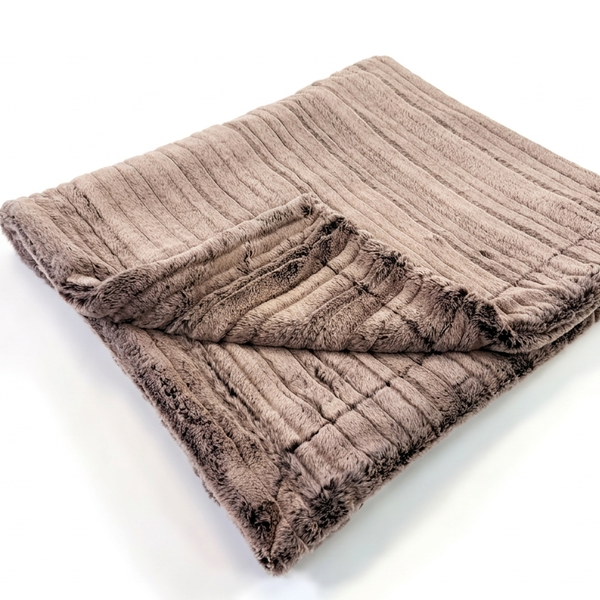 Iced Vienna Chocolate Minky Blanket