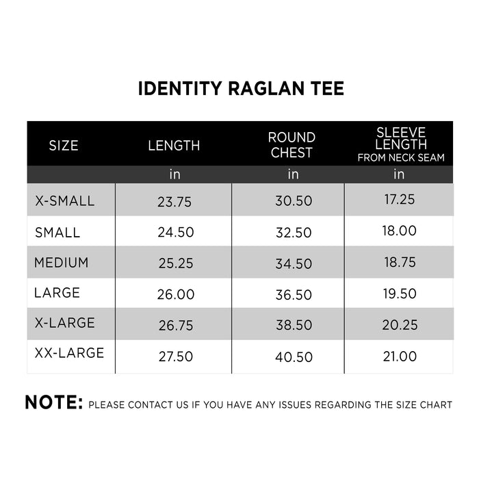 Identity Raglan Tee - IRONGEAR Fitness