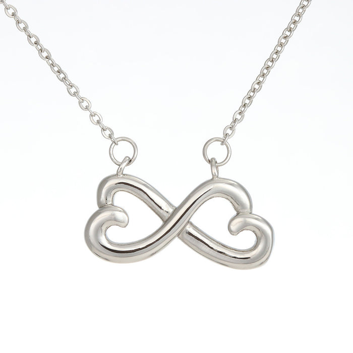 Infinity Hearts Necklace to Wife from Husband