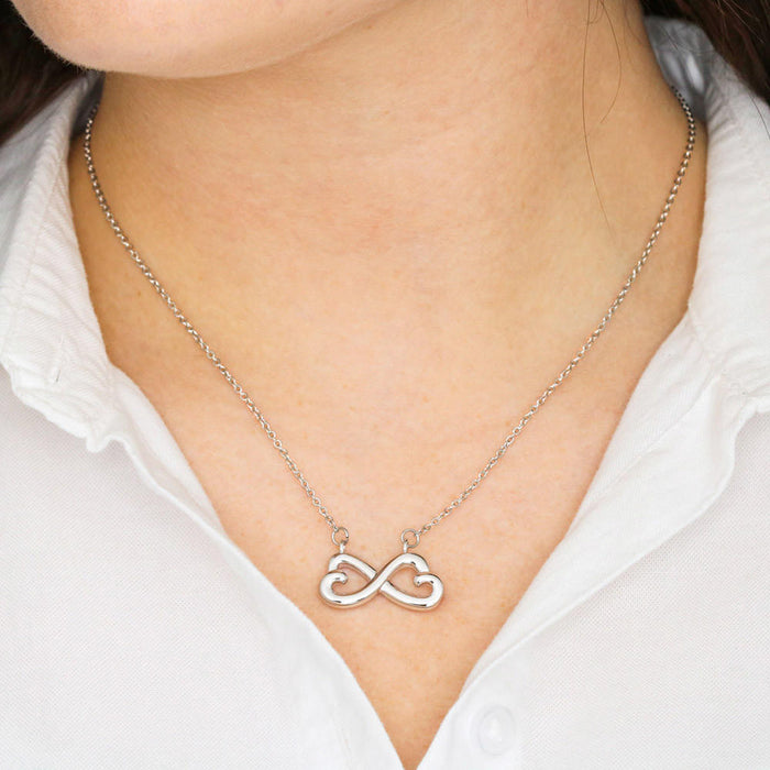 Infinity Hearts Necklace to Wife from Husband