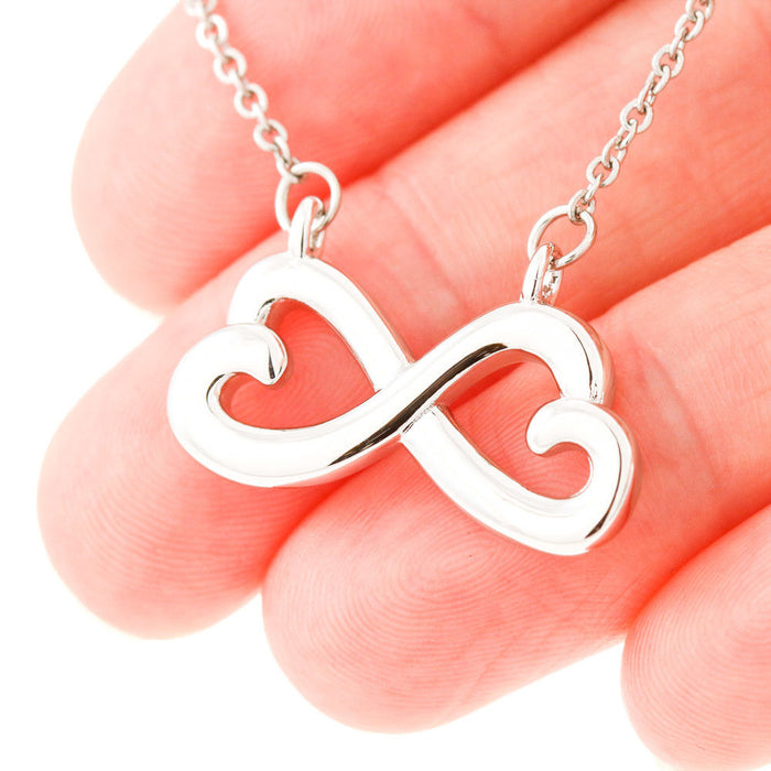 Infinity Hearts Necklace to Wife from Husband