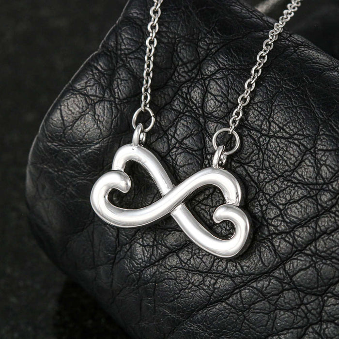 Infinity Hearts Necklace to Wife from Husband