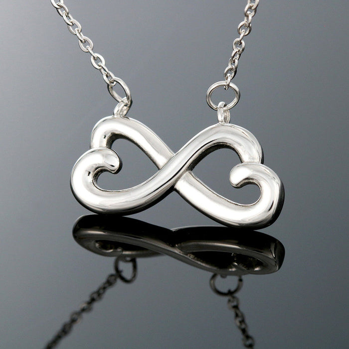 Infinity Hearts Necklace to Wife from Husband