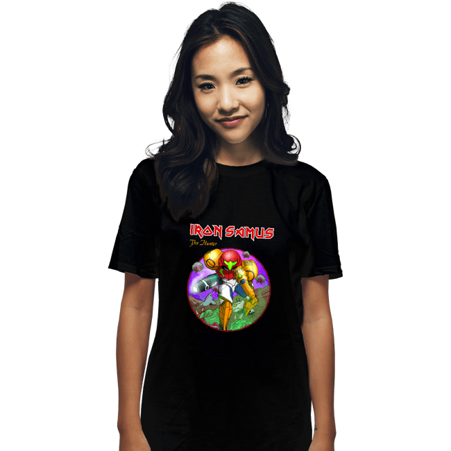 Daily_Deal_Shirts T-Shirts, Unisex / Small / Black Iron Samus