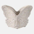 Sagebrook Ivory Butterfly Pencil Cup/Vase 5" - Vases Merchandise