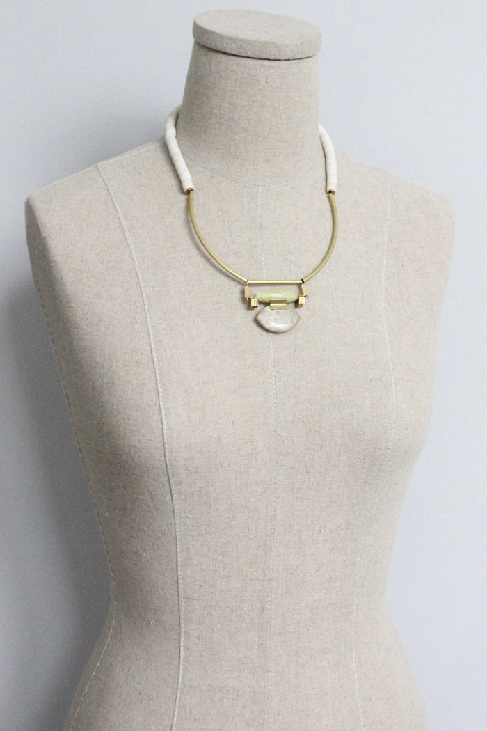 Jade & Jasper Art Deco Necklace