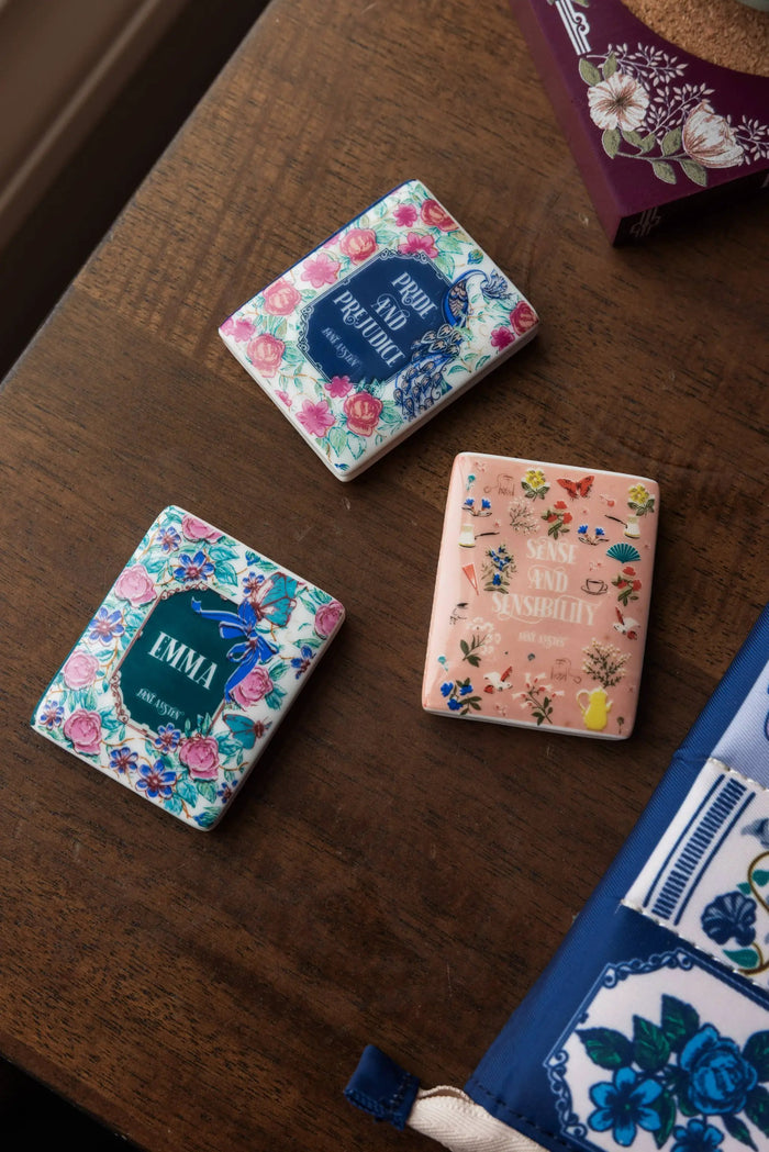 Jane Austen Book Magnet Set