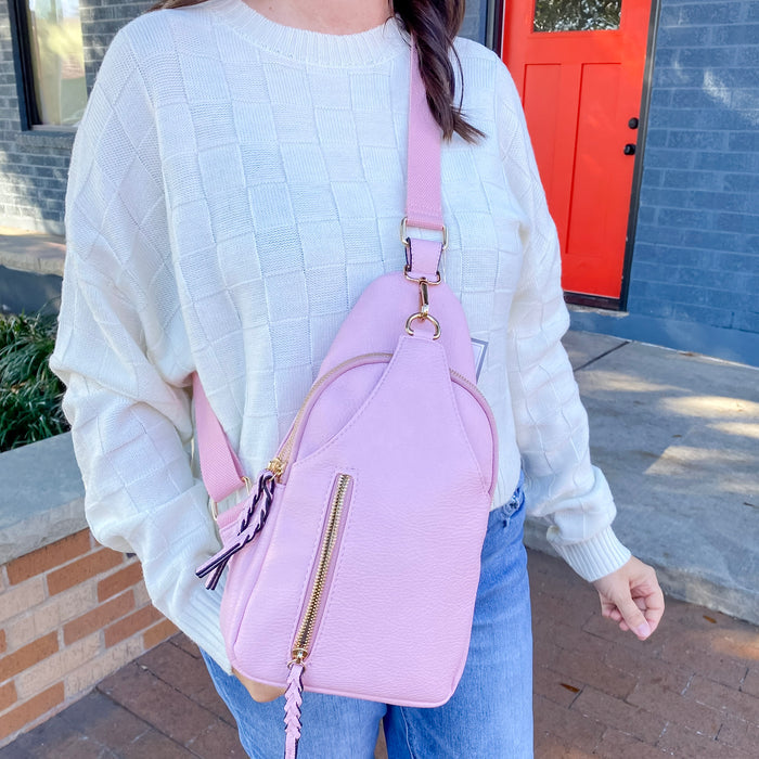 Jen & Co Nikki Sling Pack Bag - Ballet - Lyla's: Clothing & Gifts - Online and Rockwall Texas Boutique