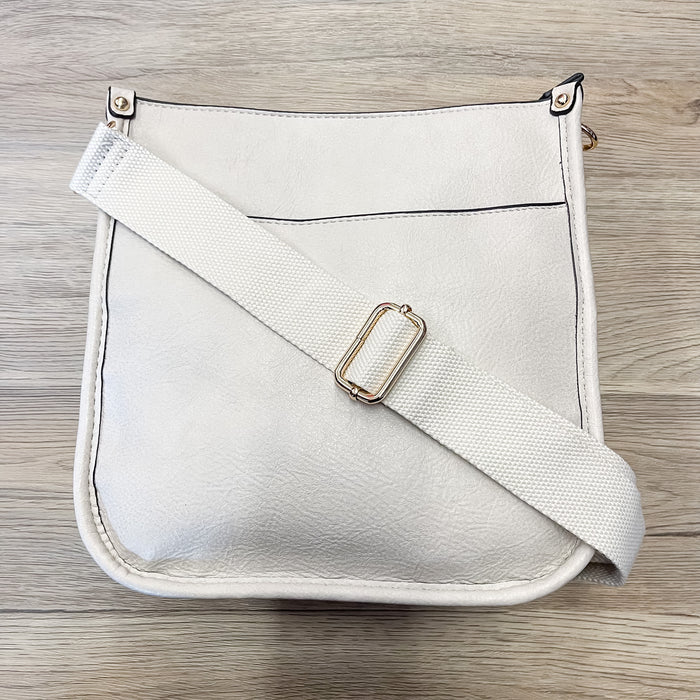 Jen & Co Posie Crossbody Handbag - Bone - Lyla's: Clothing & Gifts - Online and Rockwall Texas Boutique