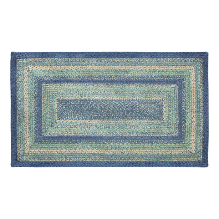 Jolie Rectangle Braided Rug 27x48" - with Pad - Primitive Star Quilt Shop