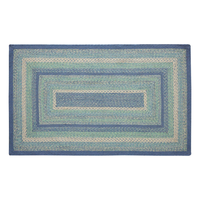 Jolie Rectangle Braided Rug 36x60" - with Pad - Primitive Star Quilt Shop