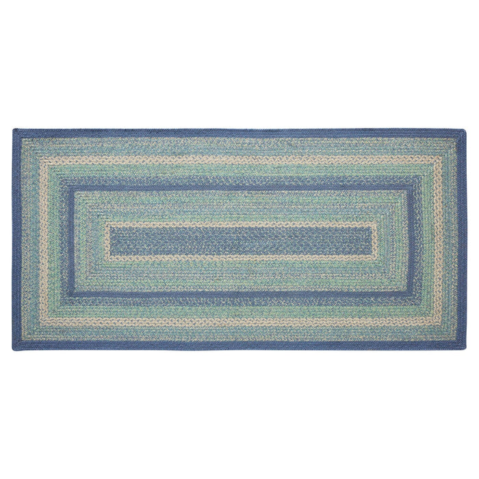 Jolie Rectangle Braided Rug 36x72" - with Pad - Primitive Star Quilt Shop