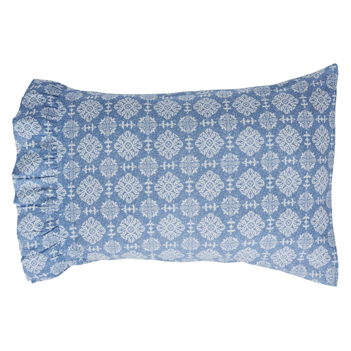 Jolie Ruffled Standard Pillow Case - Set of 2 - Primitive Star Quilt Shop