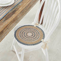 Kaila Braided Chair Pad 15" - Primitive Star Quilt Shop