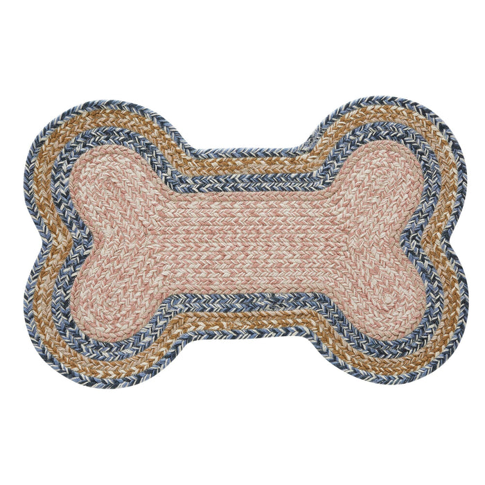 Kaila Indoor/Outdoor Medium Bone Braided Rug 15x23" - Primitive Star Quilt Shop