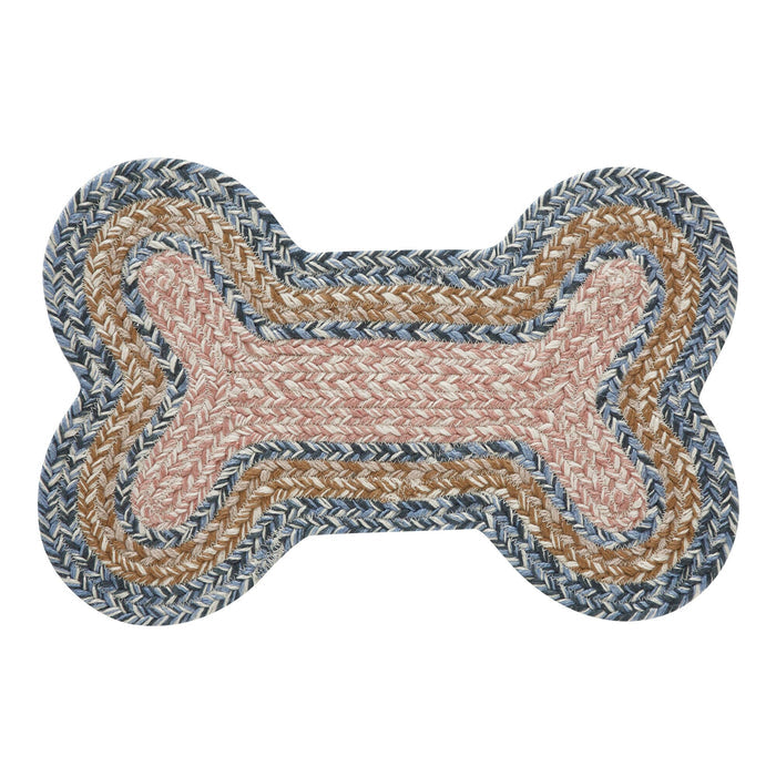 Kaila Indoor/Outdoor Small Bone Braided Rug 11.5x17.5" - Primitive Star Quilt Shop