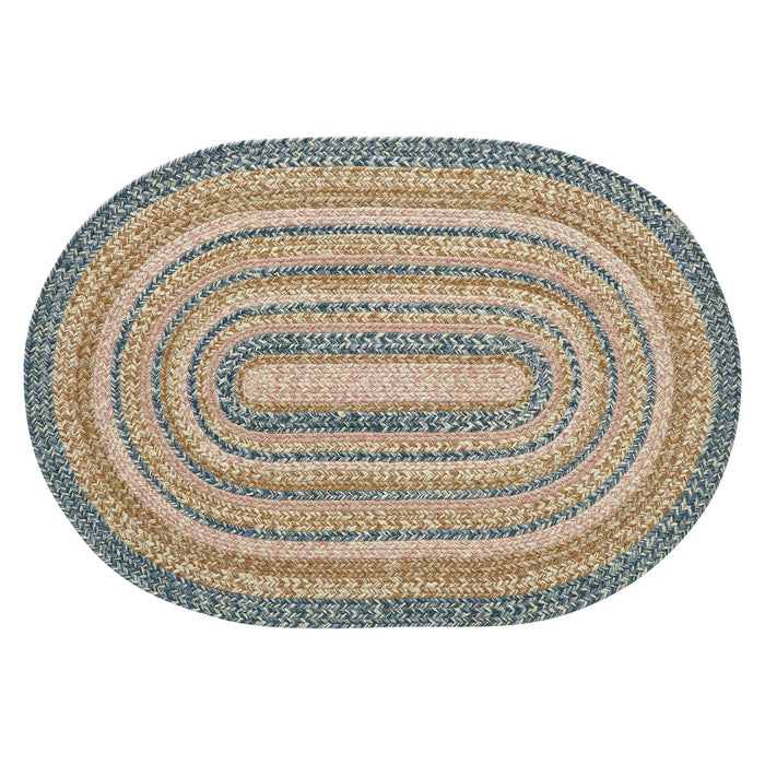 Kaila Oval Braided Rug 24x36" - Primitive Star Quilt Shop