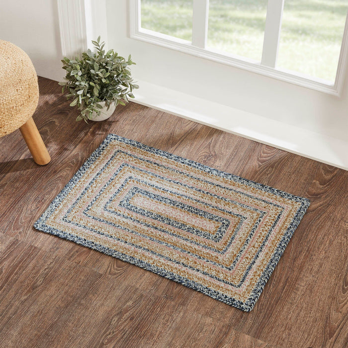 Kaila Rectangle Braided Rug 20x30" - Primitive Star Quilt Shop