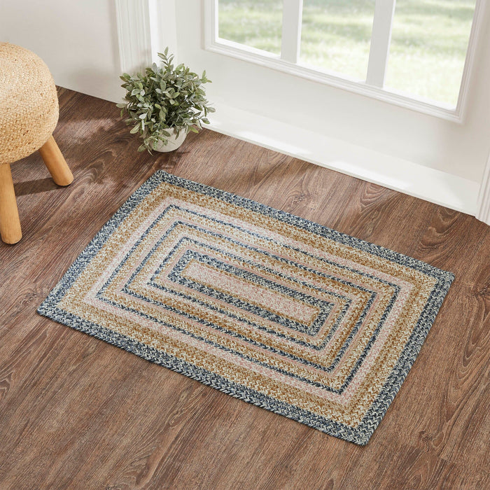 Kaila Rectangle Braided Rug 24x36" - Primitive Star Quilt Shop