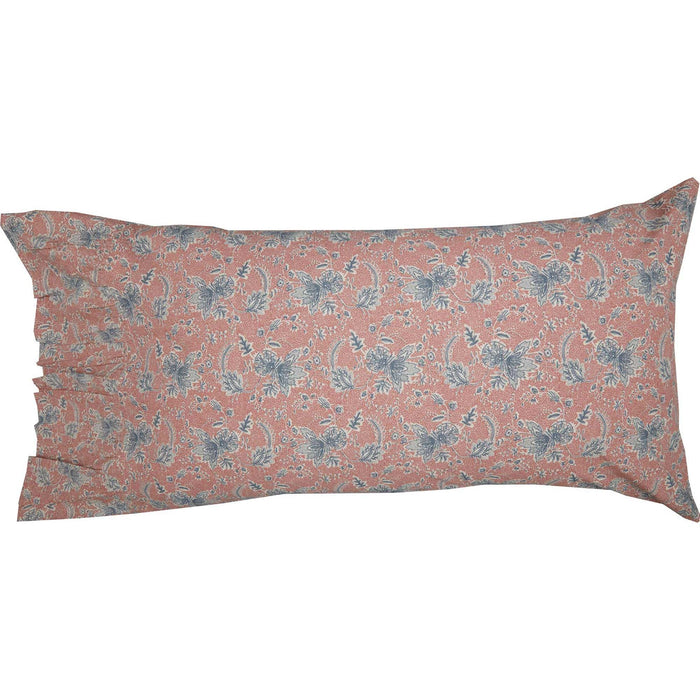 Kaila Ruffled King Pillow Case - Set of 2 - Primitive Star Quilt Shop