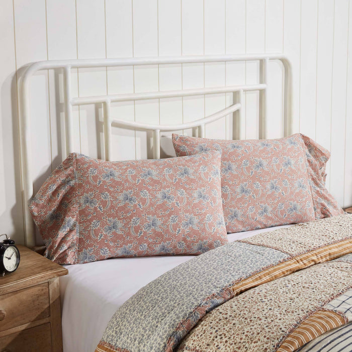 Kaila Ruffled Standard Pillow Case - Set of 2 - Primitive Star Quilt Shop