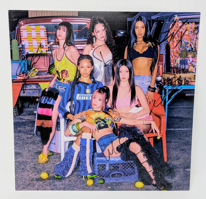 KATSEYE BEAUTIFUL CHAOS Store Exclusive LP Lemon Jelly Vinyl w/Signed Insert