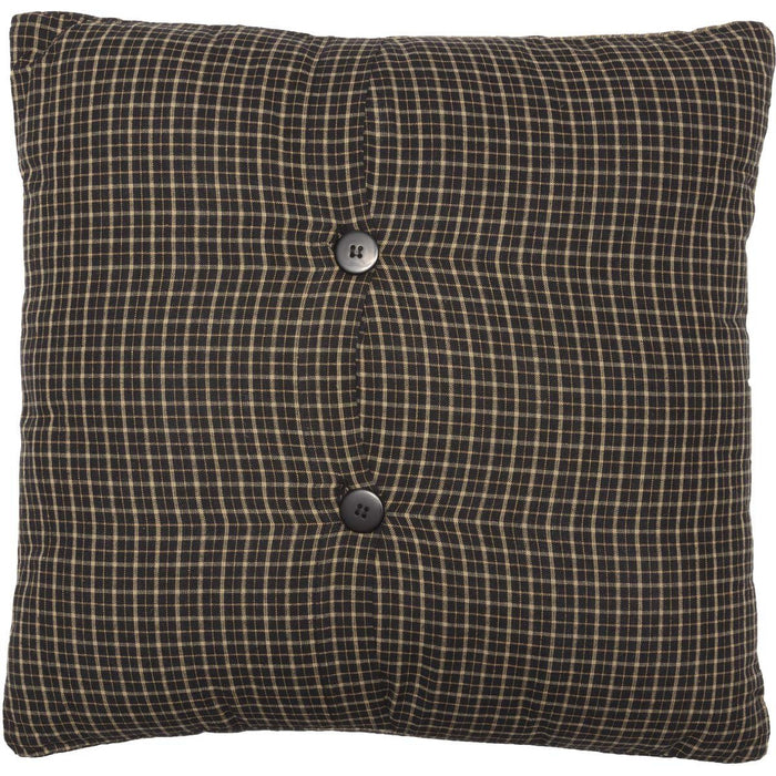 Kettle Grove Crow Fabric Pillow 16" Filled - Primitive Star Quilt Shop