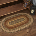 Kettle Grove Oval Braided Rug 24x36" - Primitive Star Quilt Shop