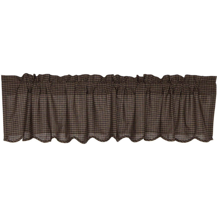 Kettle Grove Scalloped Lined Valance 72" - Primitive Star Quilt Shop