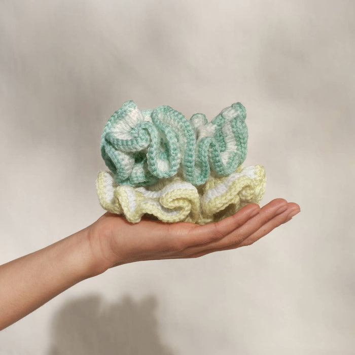 Kitsch Crochet Scrunchie -  Butter Yellow