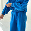 Le Bon Shoppe: French Terry Balloon Pants in Teal Blue
