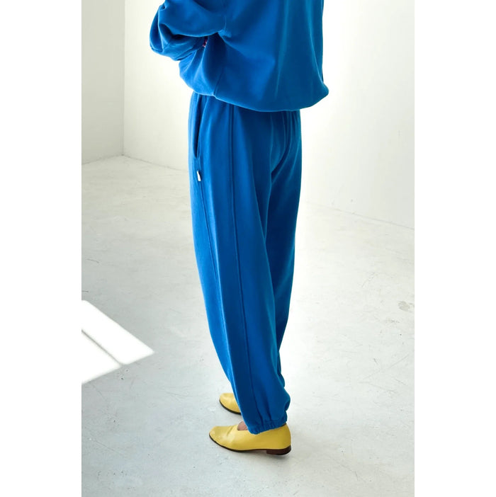 Le Bon Shoppe: French Terry Balloon Pants in Teal Blue